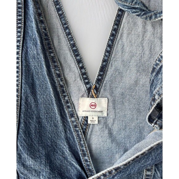 ADRIANO GOLDSCHMIED AG The Mabel Denim Jean Overalls Meadow Women Size S - Picture 4 of 8